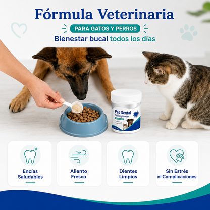 Complemento dental para la comida - La forma más fácil de cuidar la salud dental de tu mascota